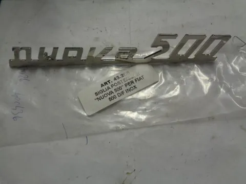 Scritta Posteriore Per Fiat Nuova 500 / Fiat 500 D/F