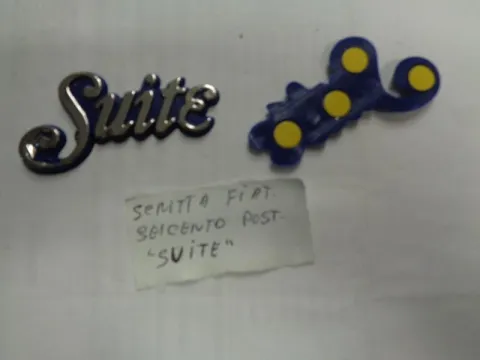 Scritta Posteriore " Suite " Per Fiat Seicento