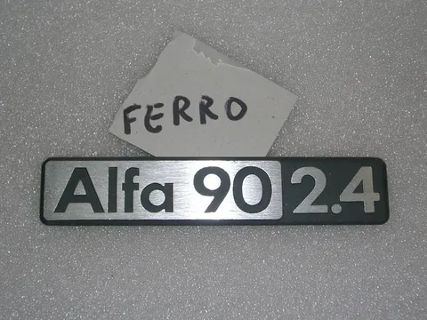 Scritta Post. in Metallo Alfa Romeo 90 2.4
