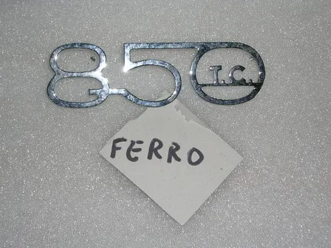 Scritta Post. in Metallo Fiat 850 TC