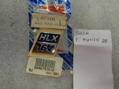 Sigla Laterale Fiat Punto HLX 16V Fiat Punto 1989