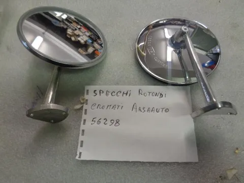 Specchi Retrovisori Universali Rotondi Cromati