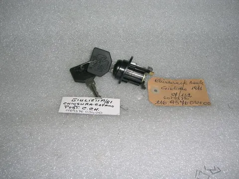 Chiusura Cofano Posteriore Con Chiave Alfa Romeo Giulietta 81'