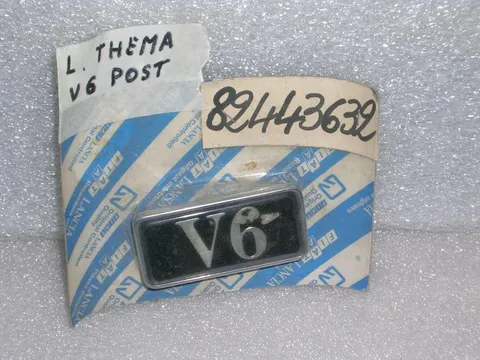 Scritta Post. Lancia Thema V6