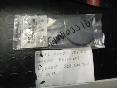 Tappo Gancio Traino Paraurti Anteriore Peugeot 208 2012-2015