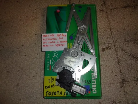 Alzacristallo Anteriore Sinistro Elettrico Toyota Yaris 1999-2005 3/5 Porte Produzione Francese