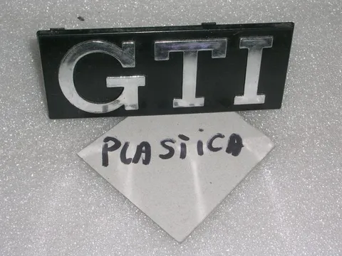 Scritta Post. In Plastica Volkswagen Golf 1  GTI
