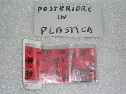Scritta Posteriore I.E in Plastica Per Alfa Romeo 33