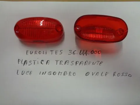 Plastica Trasparente Luce Ingombro Rosso Universale