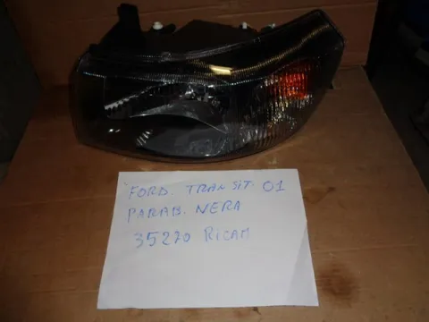 Proiettore Sinistro Parabola Nera Ford Transit 2000-2006