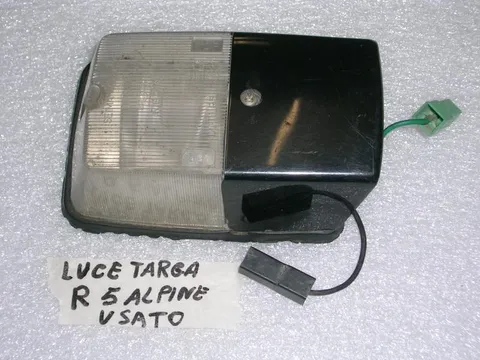 Fanalino Targa Renault 5 Alpine