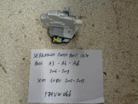 Serratura Porta Anteriore Destra Audi A3, A4, A6 2006-2009, Seat Exeo