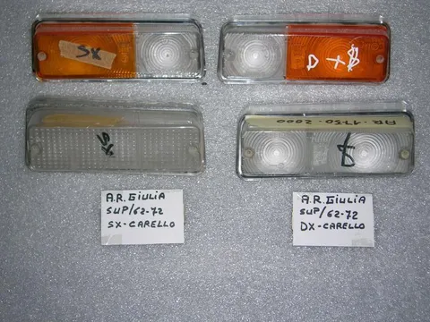 Plastica Fanalino Anteriore Destro e Sinistro Alfa Romeo Giulia 1962-1967