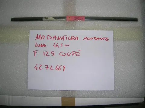 Modanatura Montante Fiat 125 Coupè  (Lunghezza 46,5 Cm)