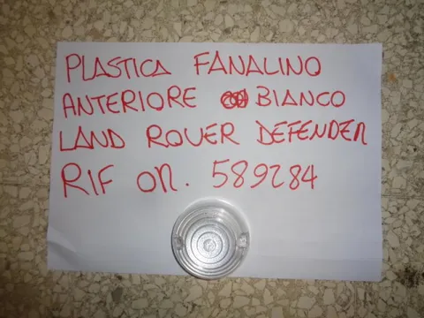 Plastica Fanalino Freccia Anteriore Bianco Land Rover Defender