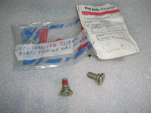 Viti Cerniere Cofano Anteriore Fiat Fiorino '91