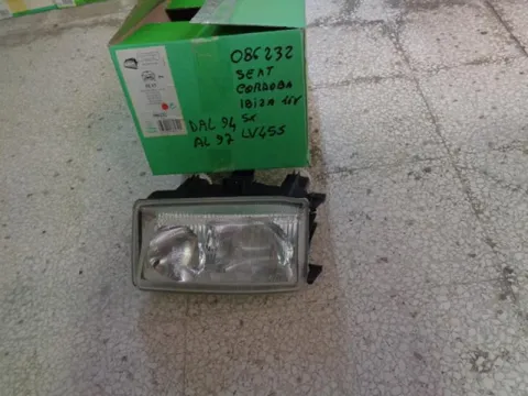 Proiettore Sinistro Regolazione Manuale Seat Ibiza, Cordoba Sx 16Valvole, Gti, 1996-1999