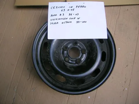 Cerchio In Ferro 6JX15 Audi A3  1996 -2003 Volkswagen Golf 4,Skoda Octavia 1997-2010