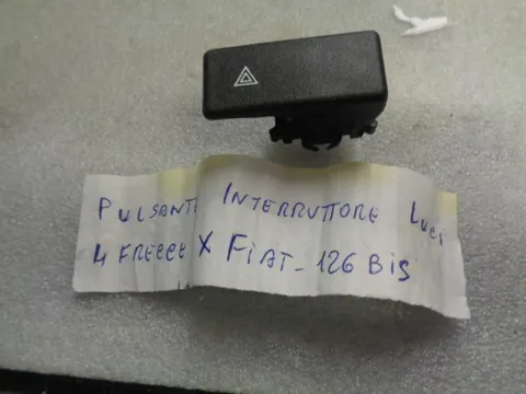 Pulsante Interruttore Luci 4 Frecce Per Fiat 126 Bis