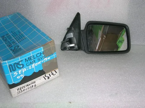 Specchio Sinistro Meccanico Nero Seat Leon 1999-2003