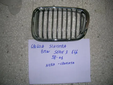 Griglia Sinistra BMW Serie 3 E46 Dal 98'-01 (Nera Cromata)