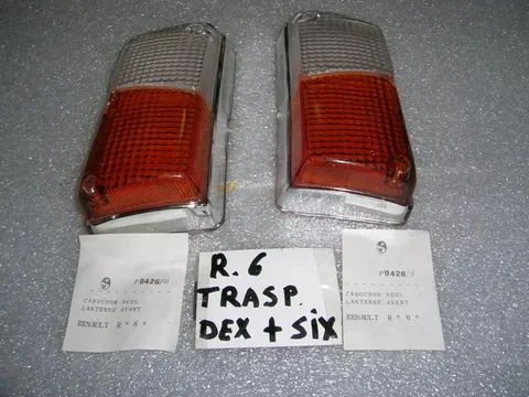 Plastica Fanalino Anteriore Destro E Sinistro Renault 6