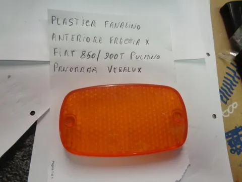Plastica Fanalino Freccia Anteriore Arancio Destra = Sinistra Fiat 850 T, 900T