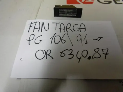 Fanalino Targa Peugeot 106 Dal 1991 Al 1996
