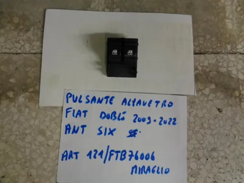Pulsante Alzavetro Anteriore Sinistro Fiat Doblò 2009-2022