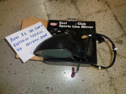 Specchio Retrovisore Sinistro Elettrico Termico Audi A4 2000-2004