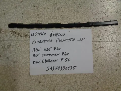 Listello Ritegno Modanatura Fiancata Sinistra Mini One F60, Mini Clubman F54