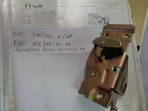 Serratura Porta Anteriore Destra Fiat 238/241-Fiat 625/N1