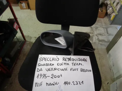Specchio Retrovisore Sinistro Elettrico Termico Da Verniciare Fiat Bravo 1995-2007