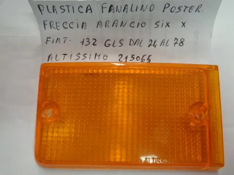 Plastica Fanalino Freccia Posteriore Sinistra Arancione Fiat 132 Gls 1974-1978