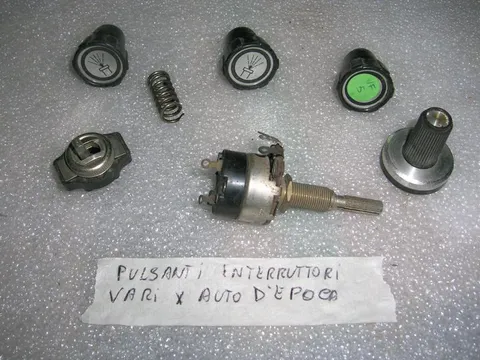 Pulsanti Interruttori Vari Per Auto D'epoca