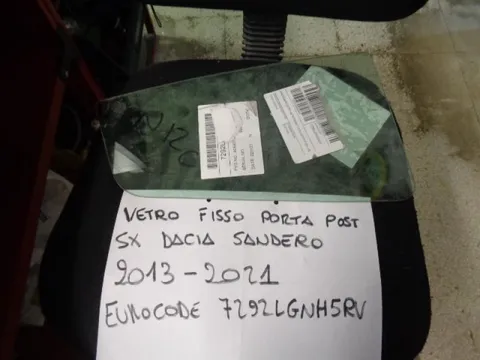 Vetro Fisso Porta Posteriore Sinistra Dacia Sandero 2013-2021