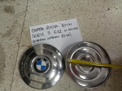 Coppe Ruota Bmw Serie 5 E12 In Acciaio Diametro 23cm