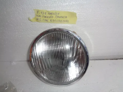 Proiettore Destro = Sinistro Fiat 131 Con Oscurante / Con Cornice Cromata