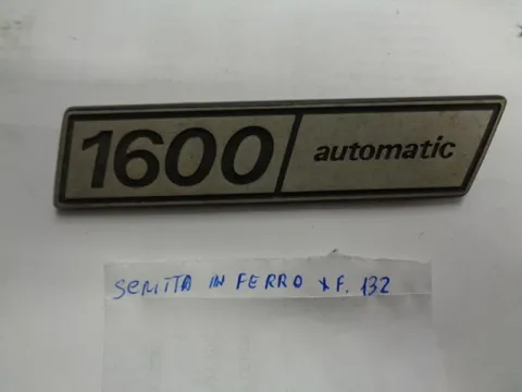 Scritta In Ferro Per Fiat 132