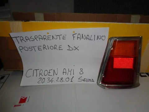Trasparente Fanalino Posteriore Destro Citroen Ami 8