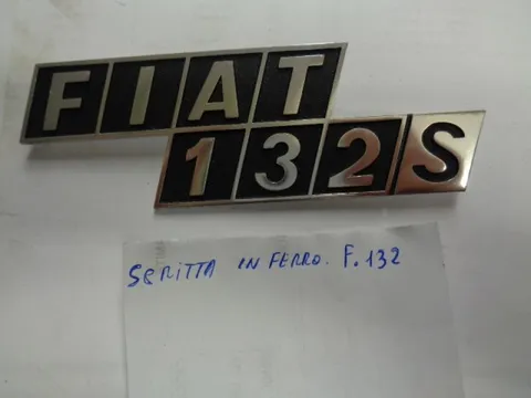 Scritta In Ferro Fiat 132 S