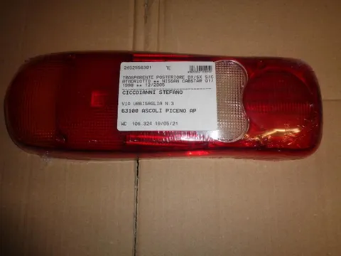 Trasparente Destro = Sinistro Senza Catadriotto Nissan Cabstar Dal 1998 Al 2005