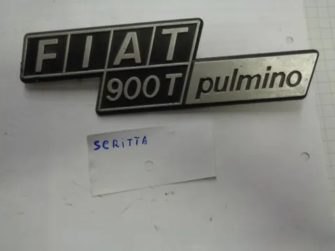 Scritta Fiat 900 T Pulmino