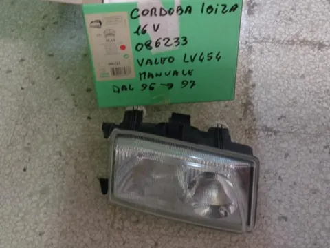 Proiettore Destro Regolazione Manuale Seat Ibiza, Cordoba 16 Valvole, Sx, Gti 1996-1999