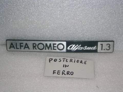 Scritta Post. in Metallo Alfa Romeo Alfasud 1.3