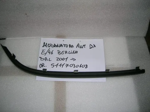 Modanatura Paraurti Anteriore Destra Bmw Serie 3 E46 2001-2005