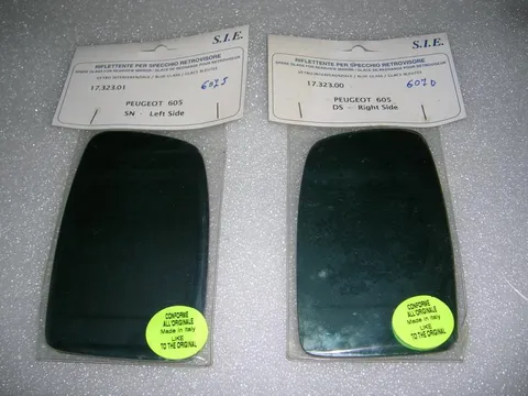 Vetrino Specchio Retrovisore Dx e Sx Peugeot 605