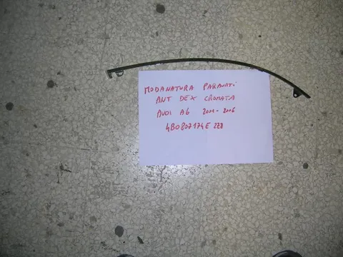 Modanatura Paraurti Anteriore Destra Cromata Audi A6 2001-2006