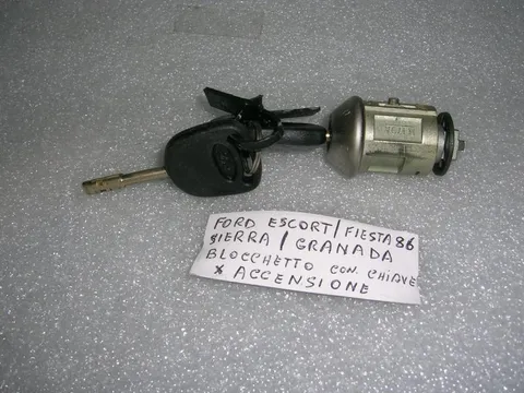 Blocchetto Con Chiave Accensione Ford Escort -Sierra-Fiesta 86-Granada
