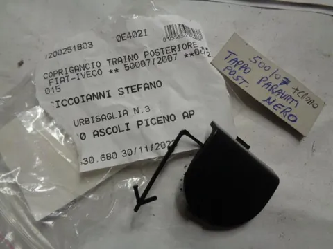 Tappo Paraurti Posteriore Fiat 500 Del 2007